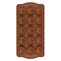 Форма силиконовая "S-CHIEF" для конфет SPC-0117 21.1 x 10 x 1.7 см "сладкая жизнь"-15 ячеек